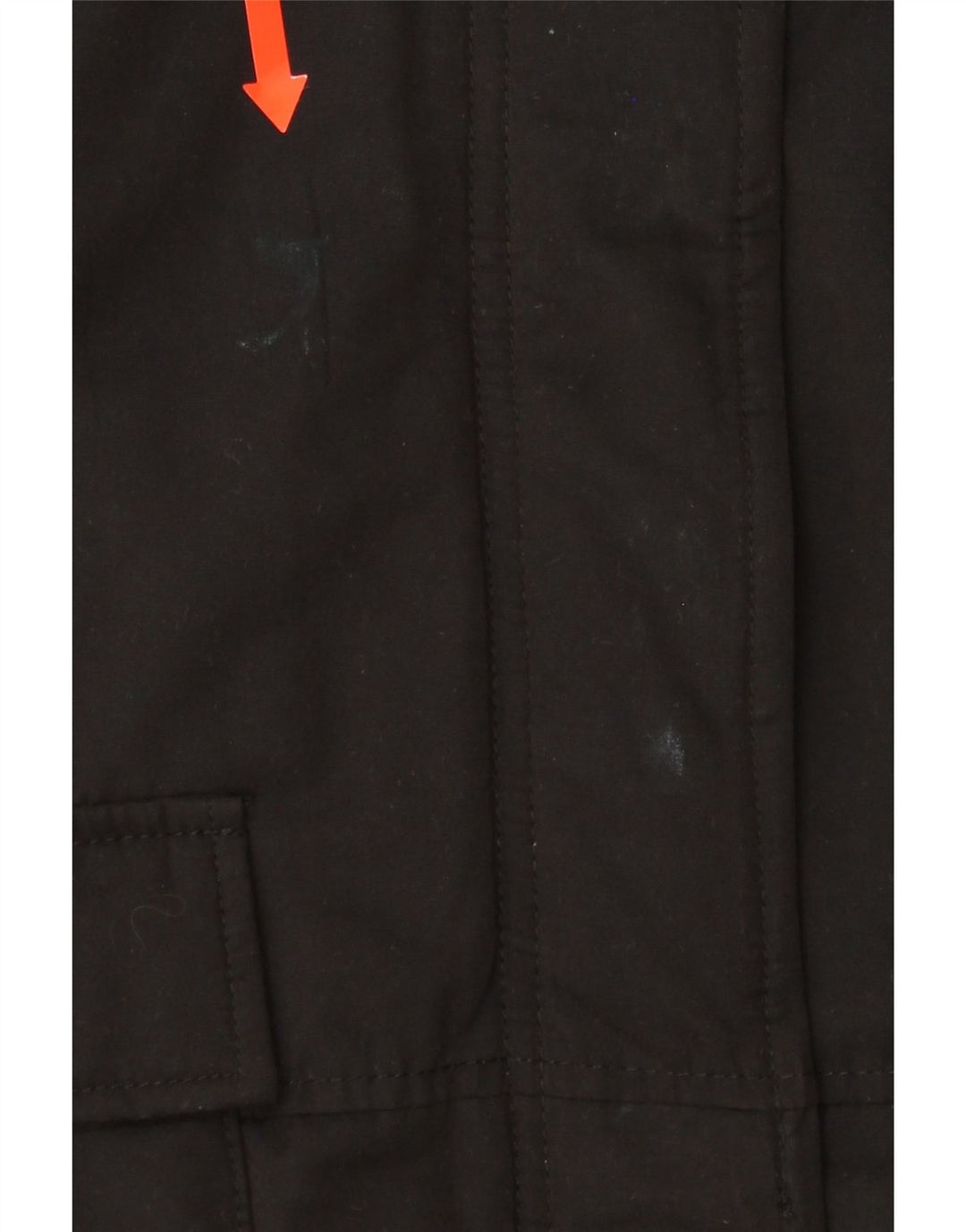 BENETTON Girls Hooded Padded Coat 8-9 Years Large Black Polyester Vintage Benetton and Second-Hand Benetton from Messina Hembry 