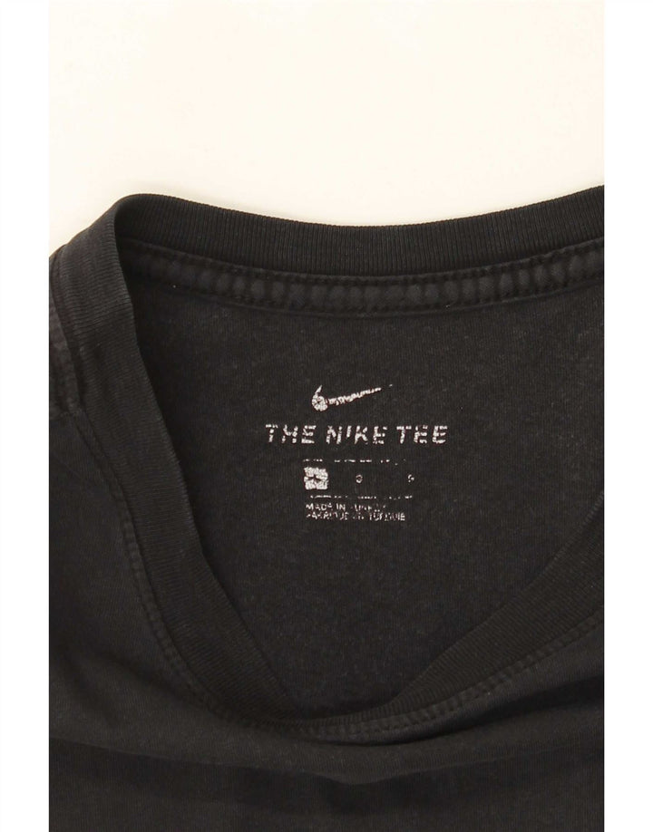 Męski T-shirt z grafiką Nike, duży, czarny