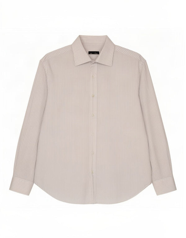 Koszula męska Massimo Dutti rozmiar 44 17 1/2 XL w białe prążki