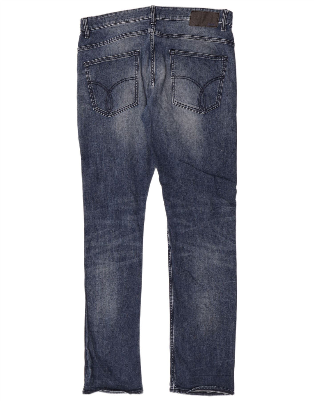 Męskie dżinsy Calvin Klein W34 L34 Niebieskie bawełniane