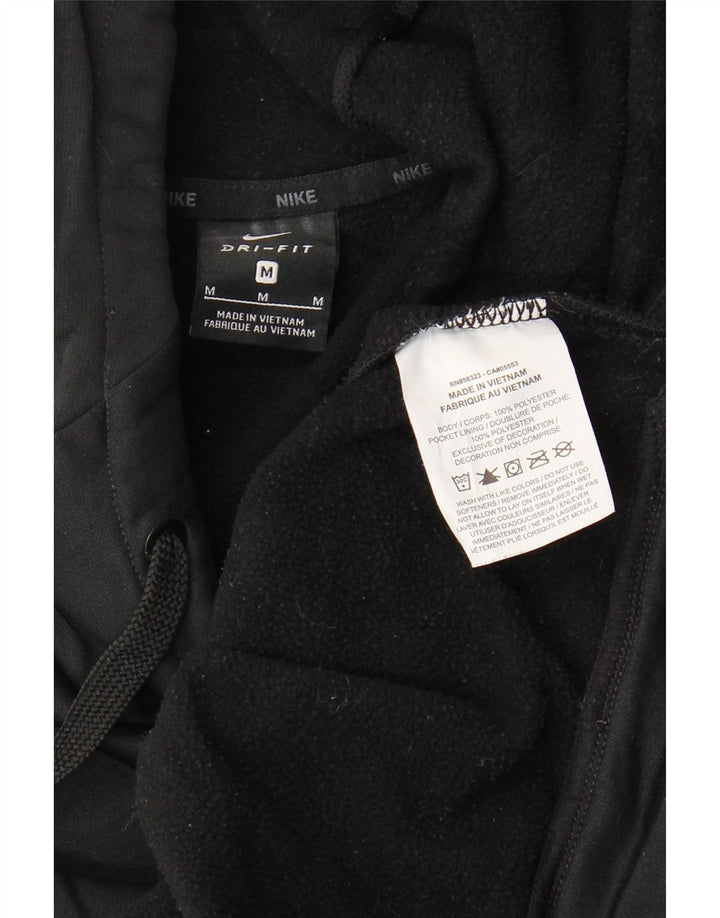 Męski sweter z kapturem Nike Dri Fit Graphic, średni czarny poliester