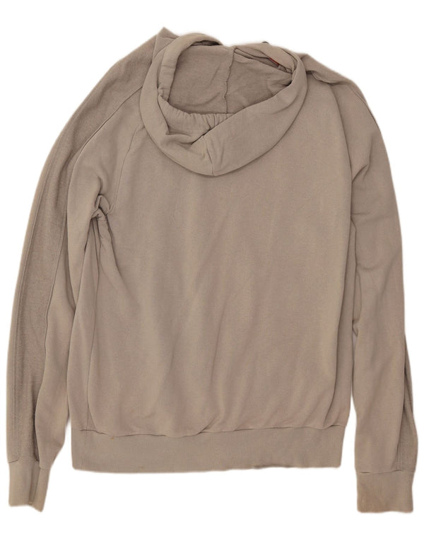 Męski sweter z kapturem i grafiką PUMA, duży, szary, bawełniany