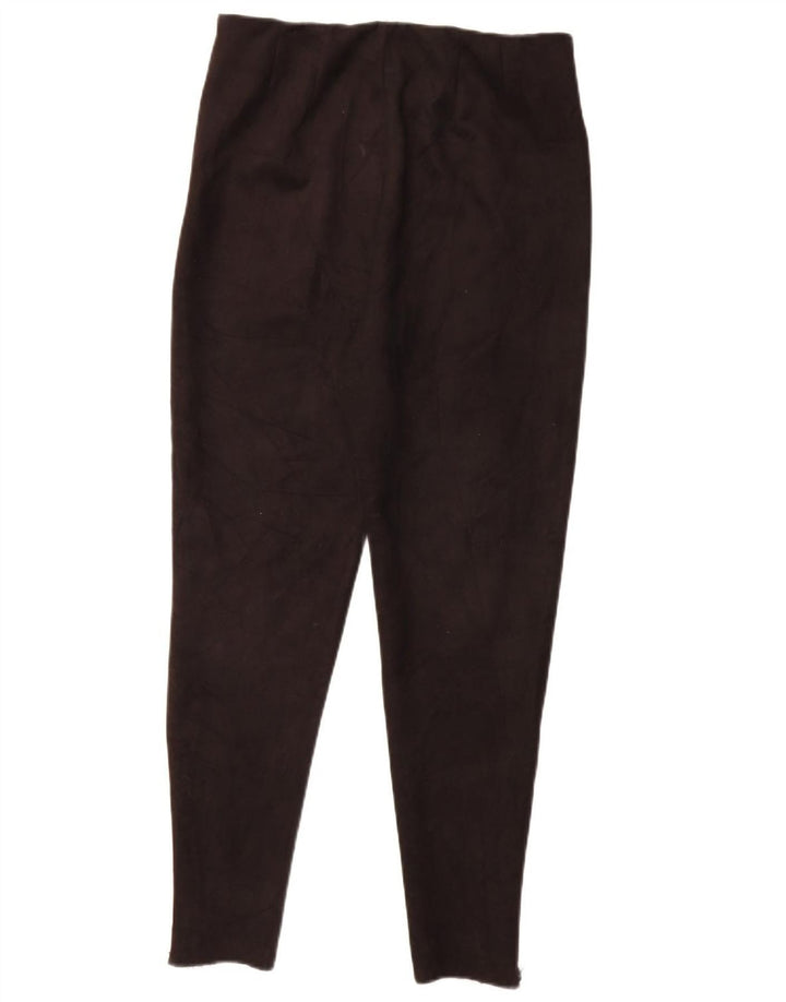 Legginsy damskie Zara UK 14, duże, czarne, poliestrowe