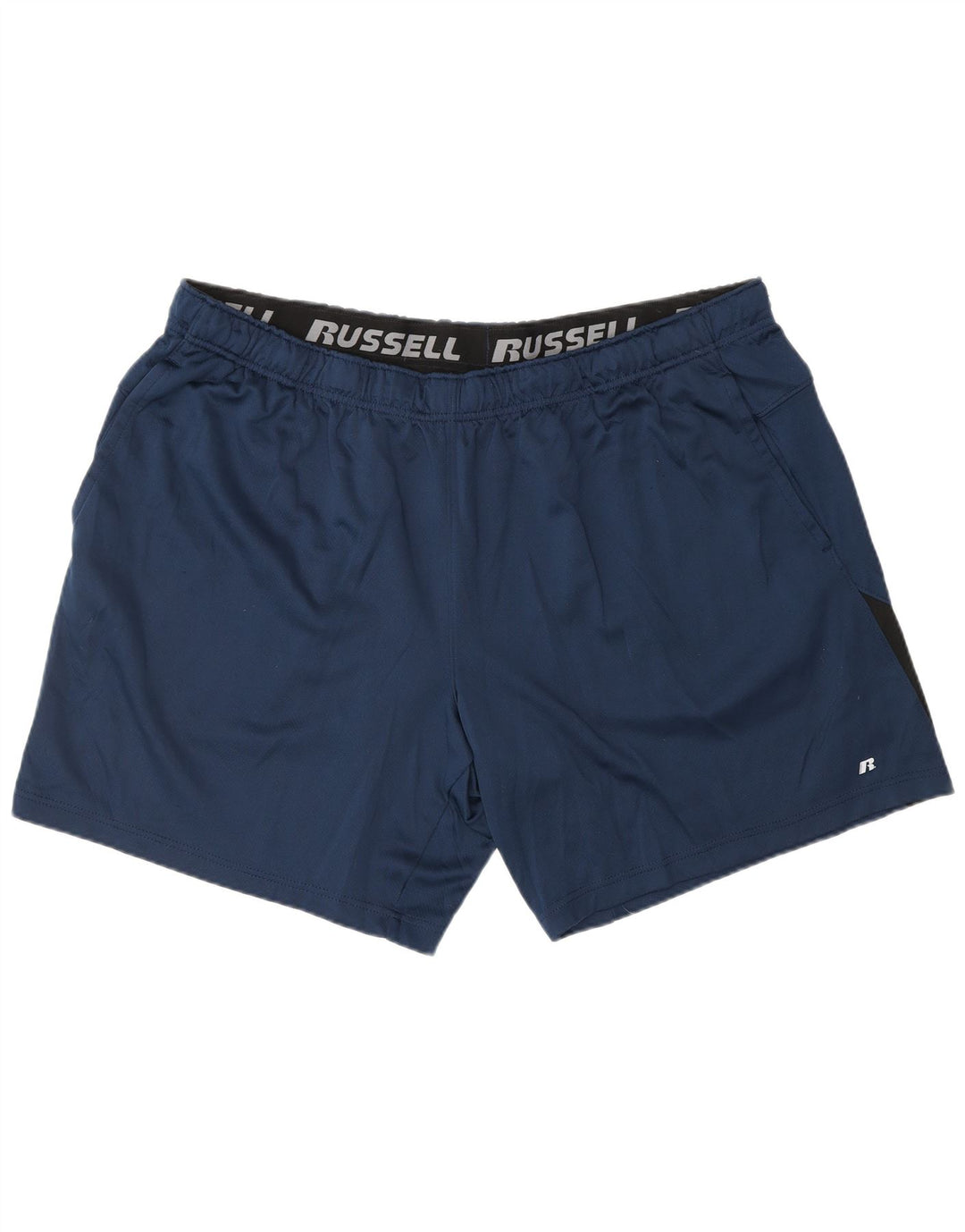 Męskie spodenki sportowe Russell Athletic 2XL, granatowy, poliester