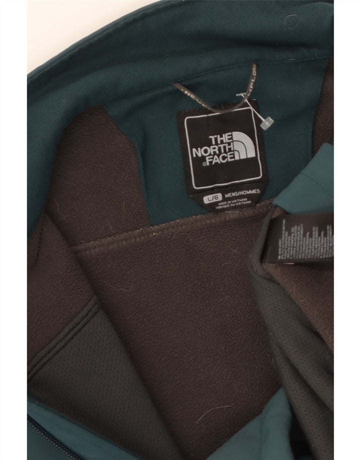 Męska kurtka wiatrówka The North Face UK 40, duża, zielona, poliestrowa