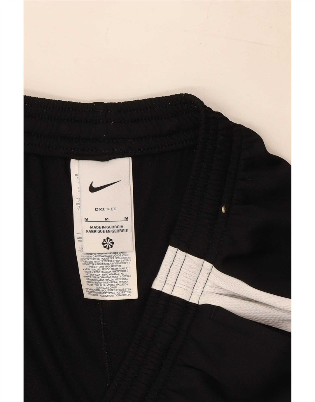 Męskie spodnie dresowe Nike Dri Fit, poliester w kolorze średniej czarnej kolorystyki