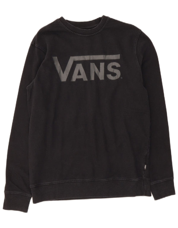 Męski sweter Vans, średniej wielkości, czarny, bawełniany