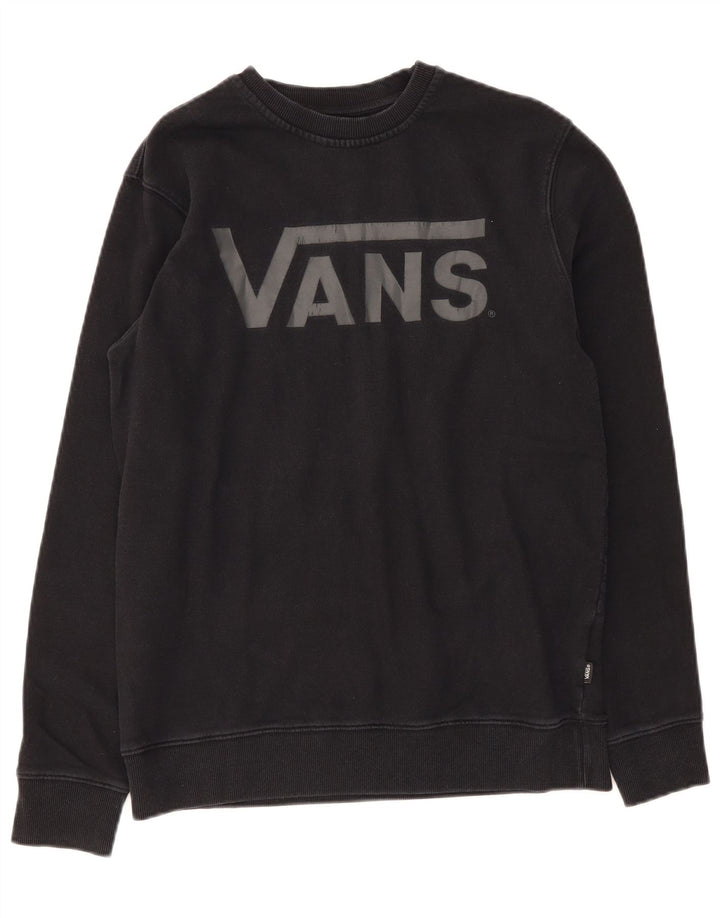 Męski sweter Vans, średniej wielkości, czarny, bawełniany