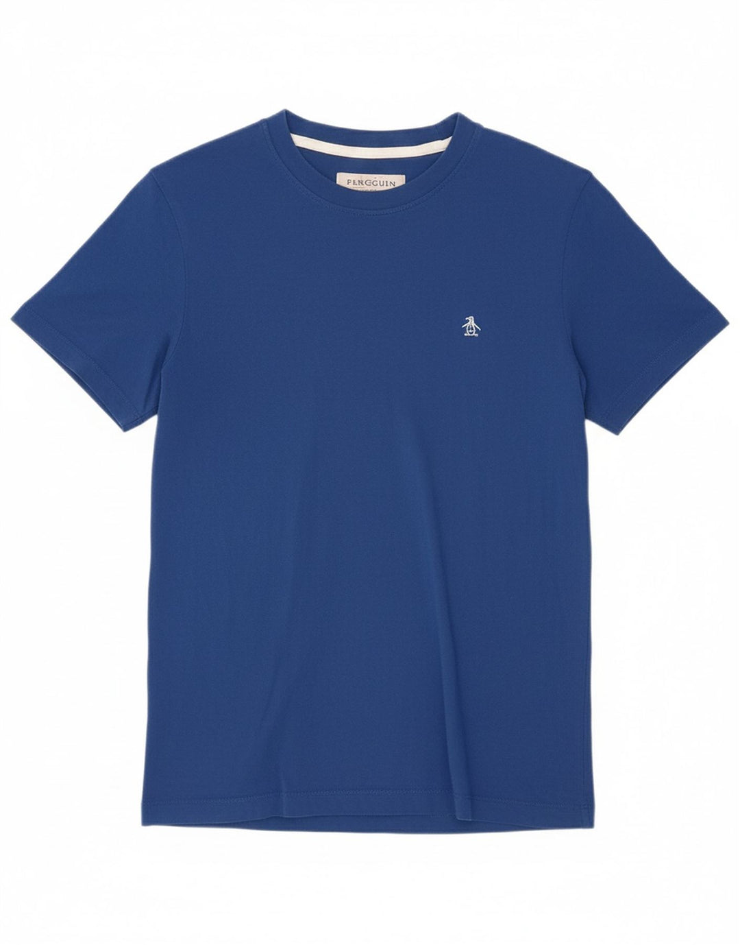 PENGUIN Mens T-Shirt Top Small Blue Cotton