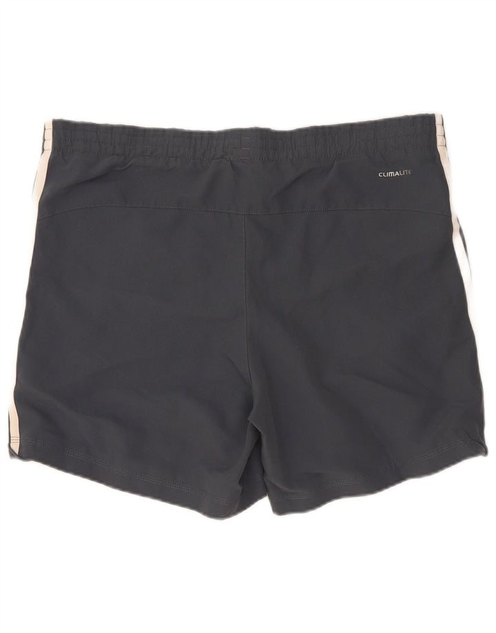 Męskie spodenki sportowe Adidas Climacool, małe, szare, z blokami kolorów, z poliestru