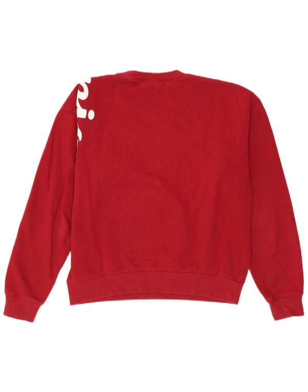 Damska bluza Champion Graphic Oversize Sweter UK 10 Small Burgundy