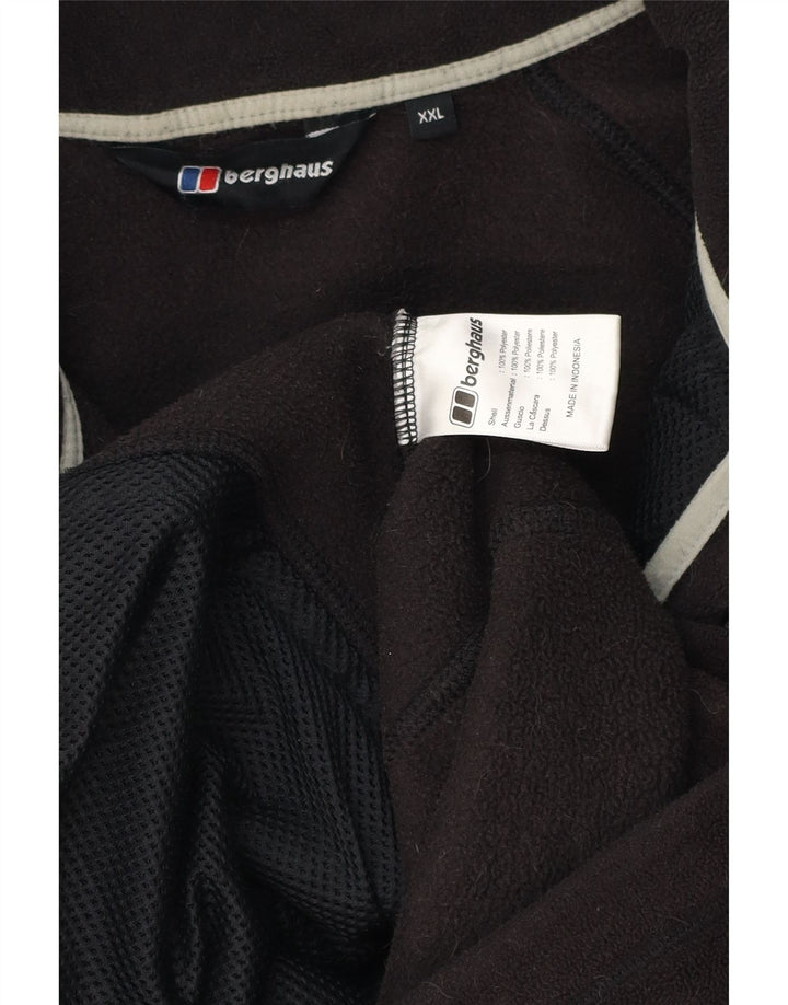 Męska kurtka polarowa Berghaus UK 44 2XL Czarny poliester