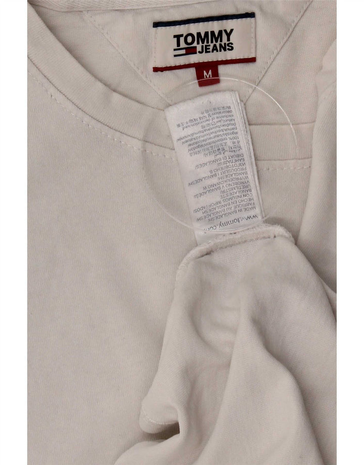 T-shirt męski Tommy Hilfiger Top, średni, biały, bawełniany