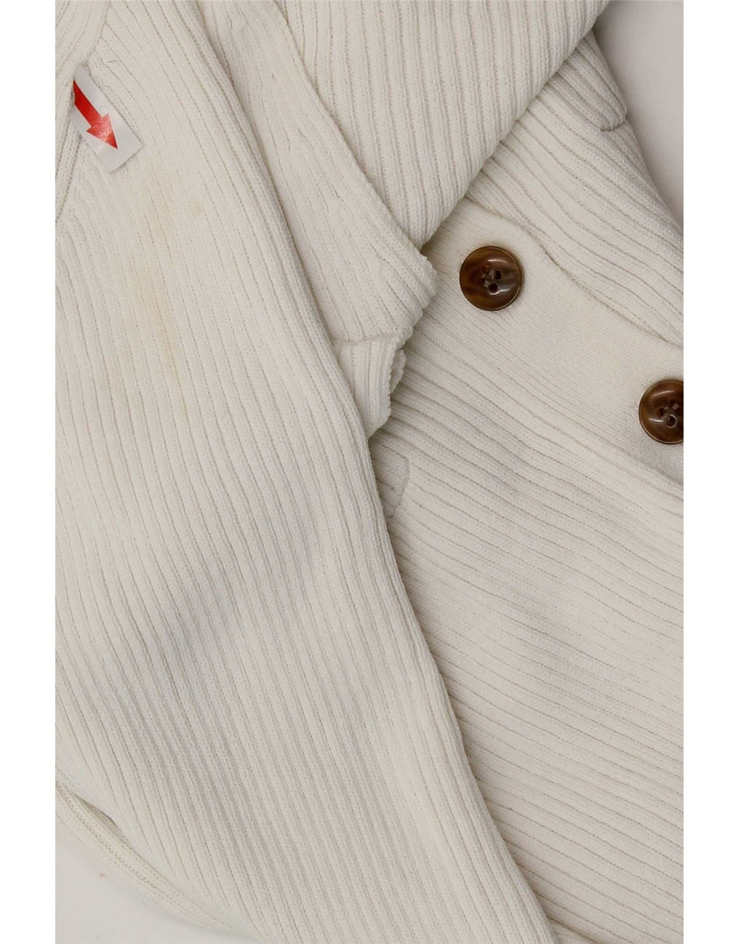 Sweter damski Zara Crop Cardigan UK 12 Średniobiała wiskoza