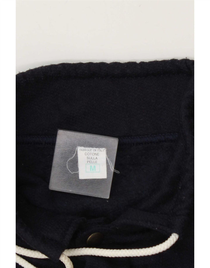 Sweter damski w stylu vintage, UK 14, średni granatowy, bawełniany
