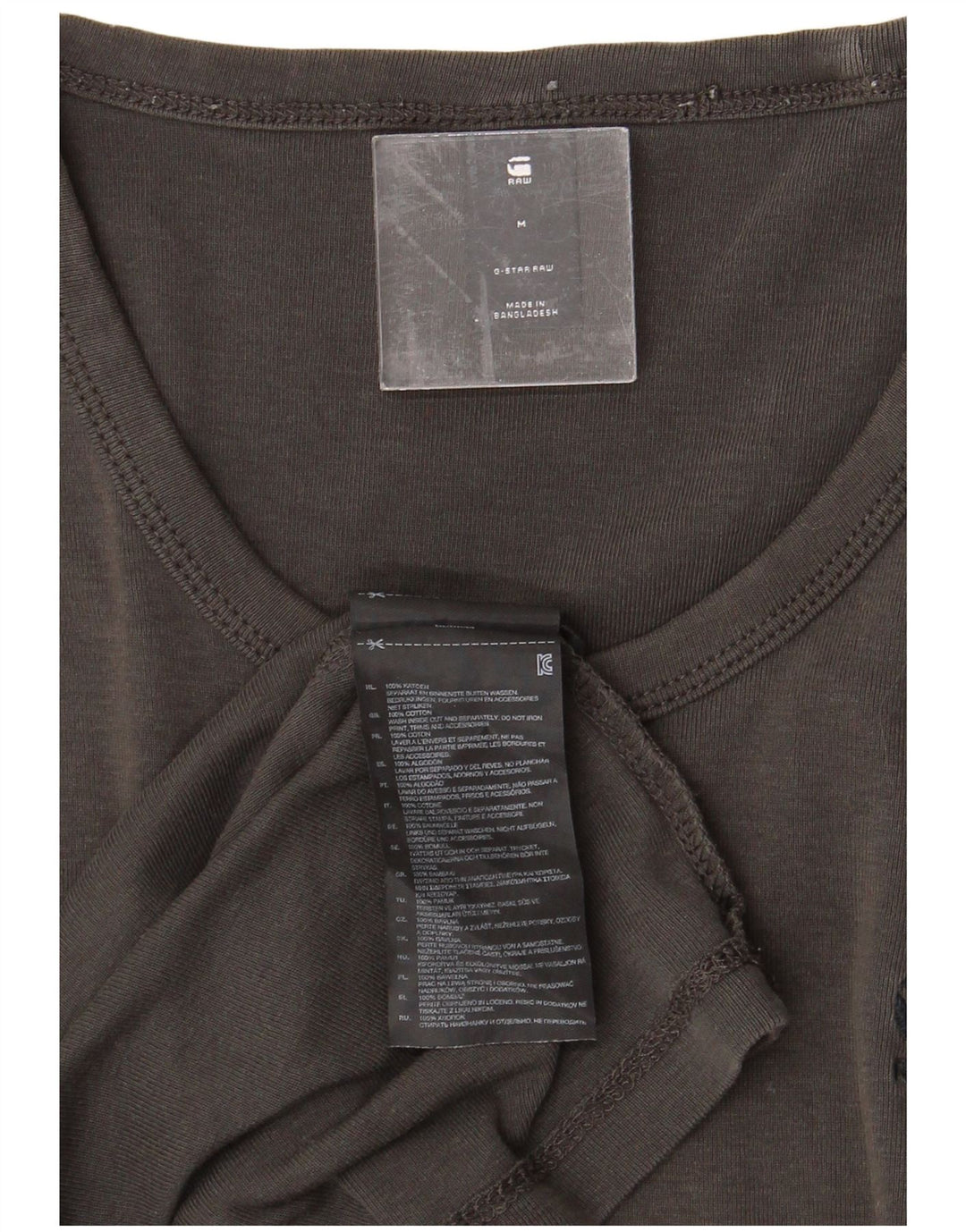 T-shirt męski G-STAR, średnioszary, bawełniany