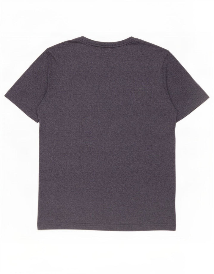 Męski T-shirt z grafiką Puma, średni, granatowy, nakrapiany poliester