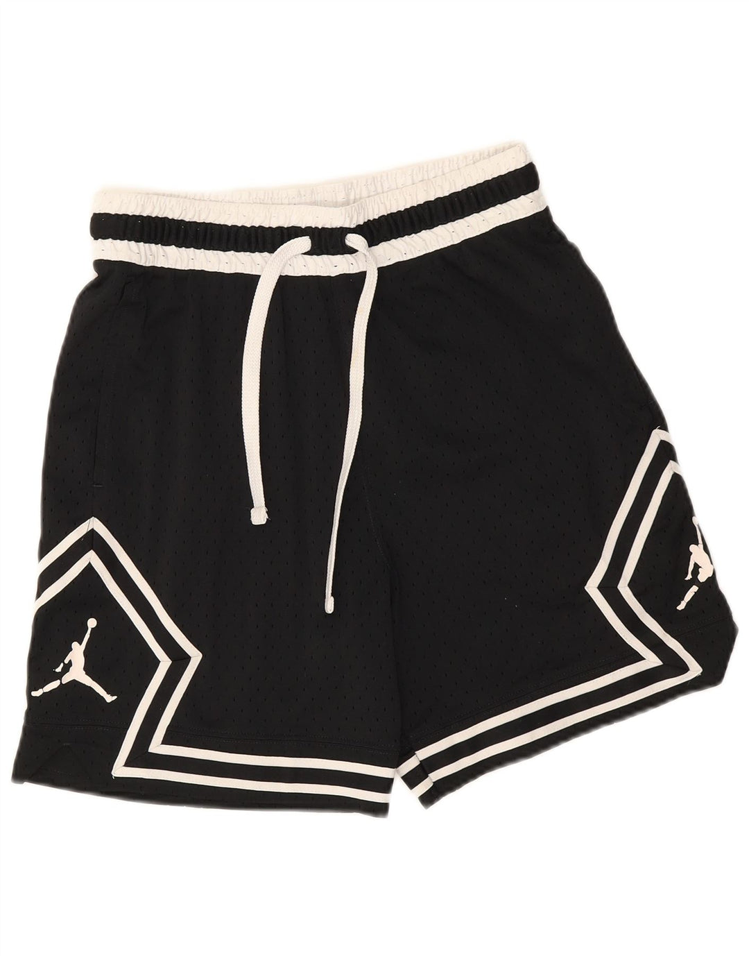 Męskie spodenki sportowe Jordan Dri Fit Graphic, mały czarny poliester z blokami kolorów