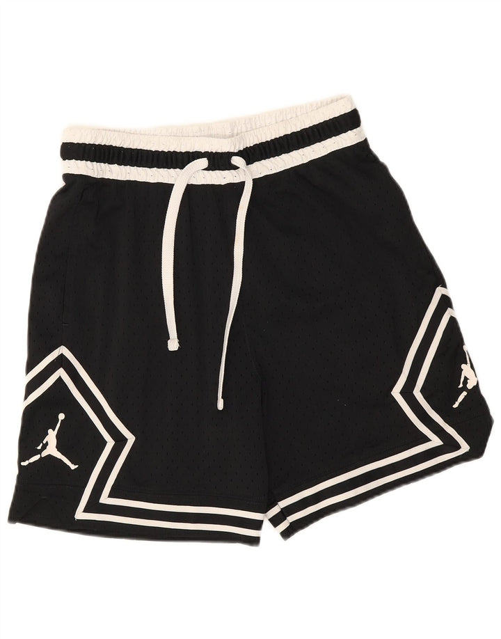 Męskie spodenki sportowe Jordan Dri Fit Graphic, mały czarny poliester z blokami kolorów