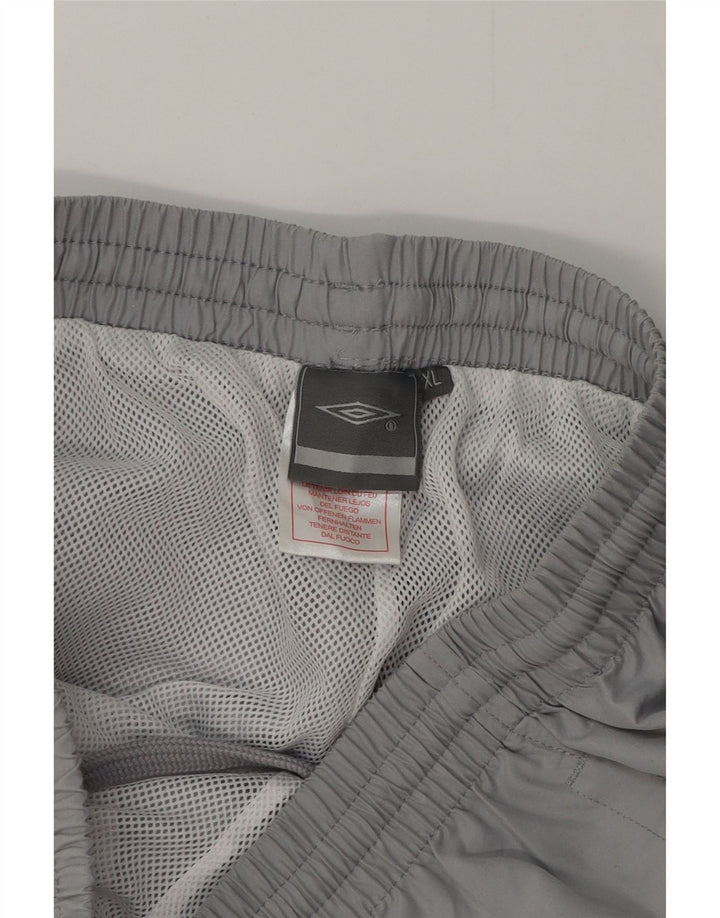 Męskie spodnie dresowe Umbro Joggers XL Szary poliester z blokami kolorów