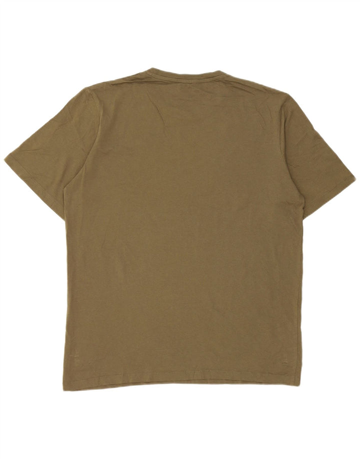 T-shirt męski Jack & Jones, duży, bawełniany khaki