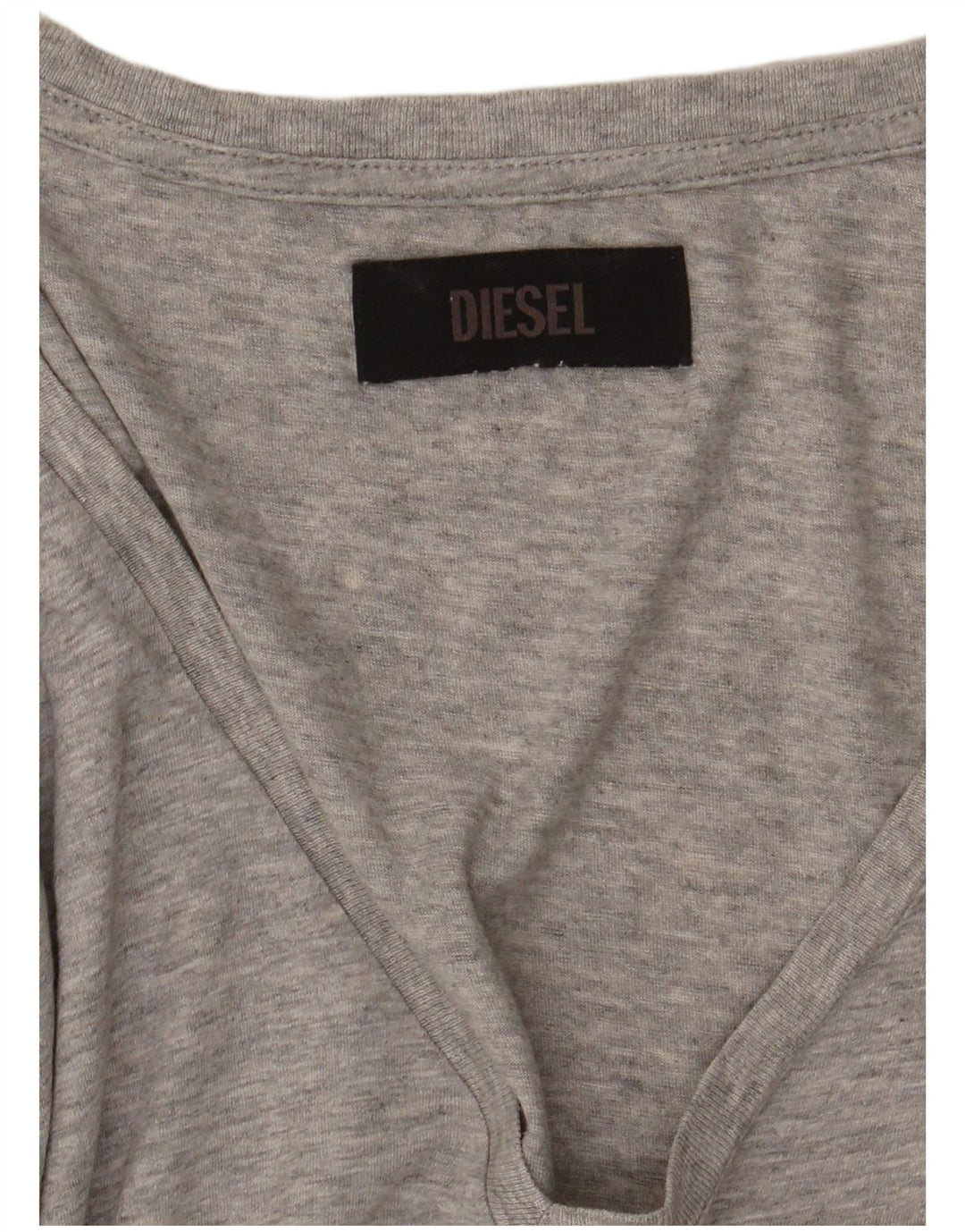 Damska koszulka z grafiką Diesel Top UK 16, duża, szara