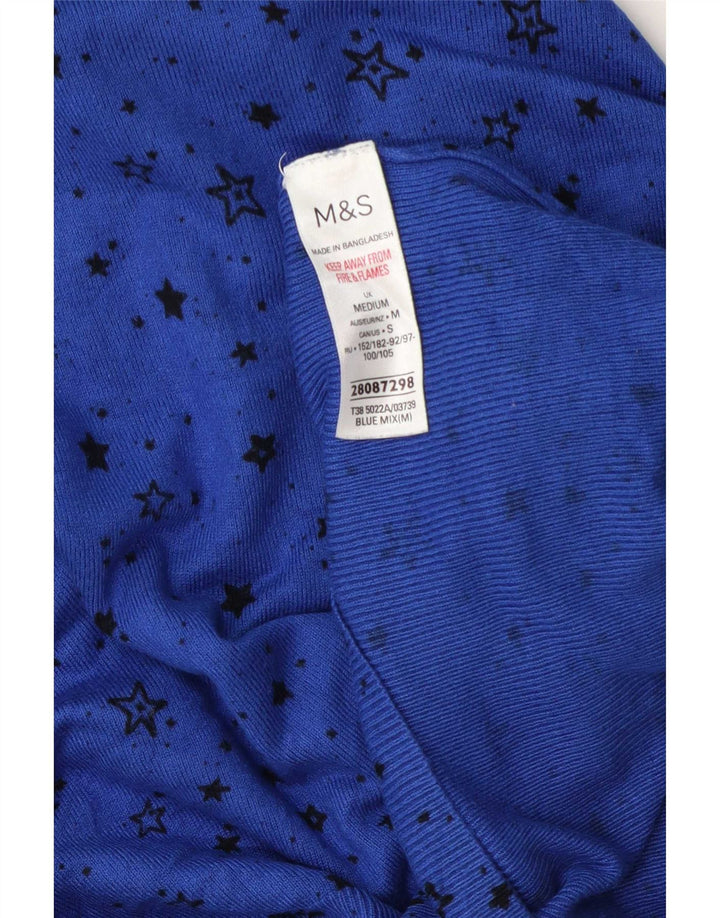 Marks & Spencer Damski sweter z dekoltem w łódkę, UK 14, średni niebieski