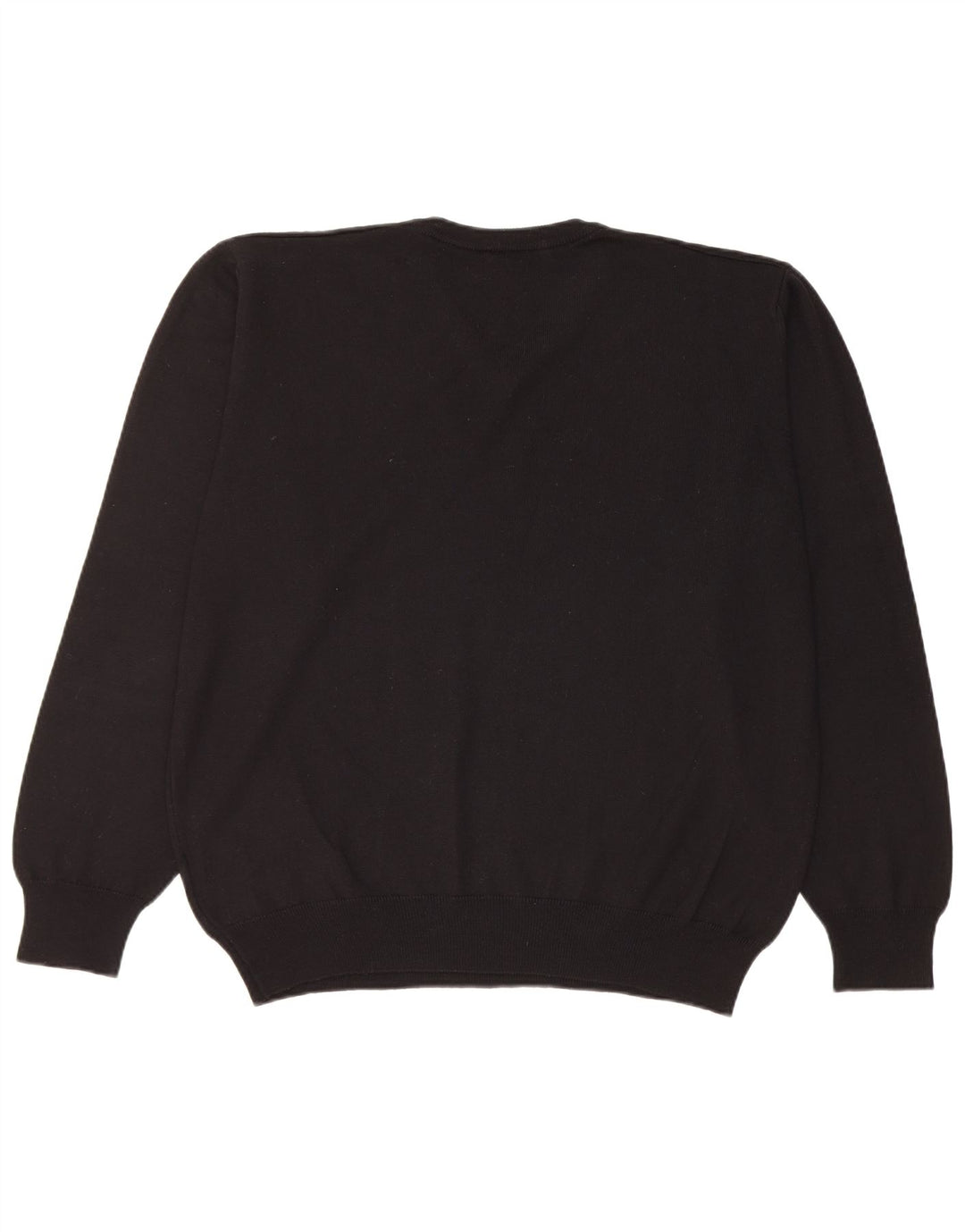 Męski sweter Carrera z dekoltem w kształcie litery V, 2XL, czarna wełna
