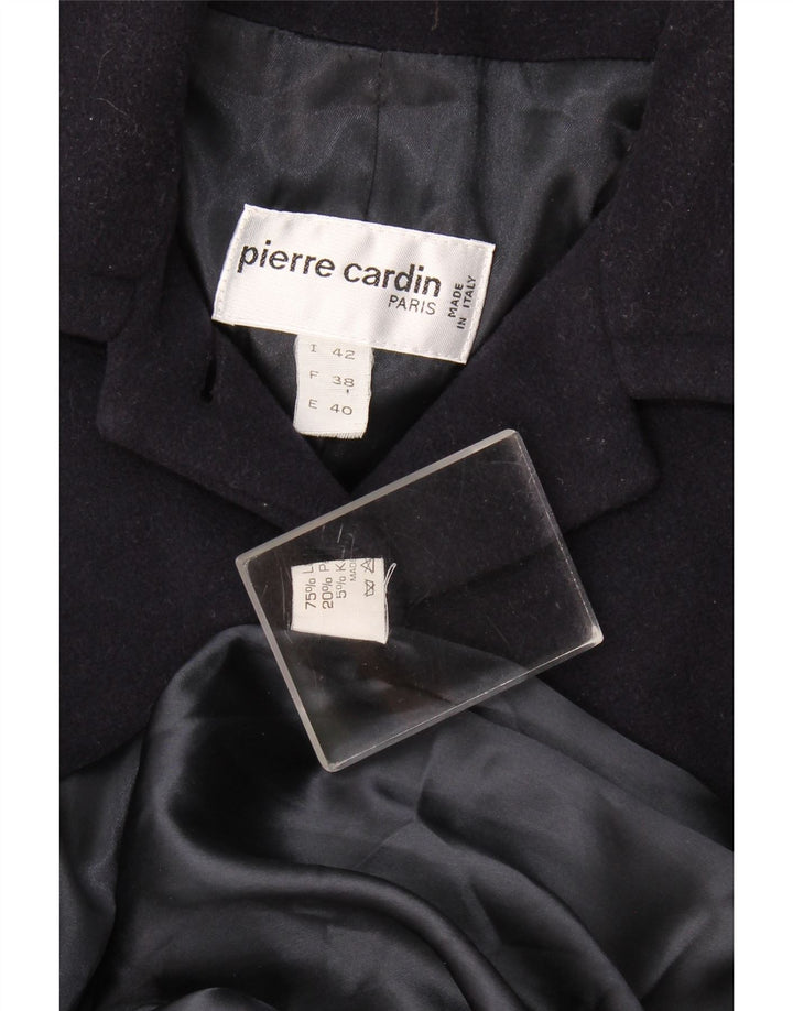 Damski płaszcz oversize Pierre Cardin IT 42 Średni granatowy wełniany