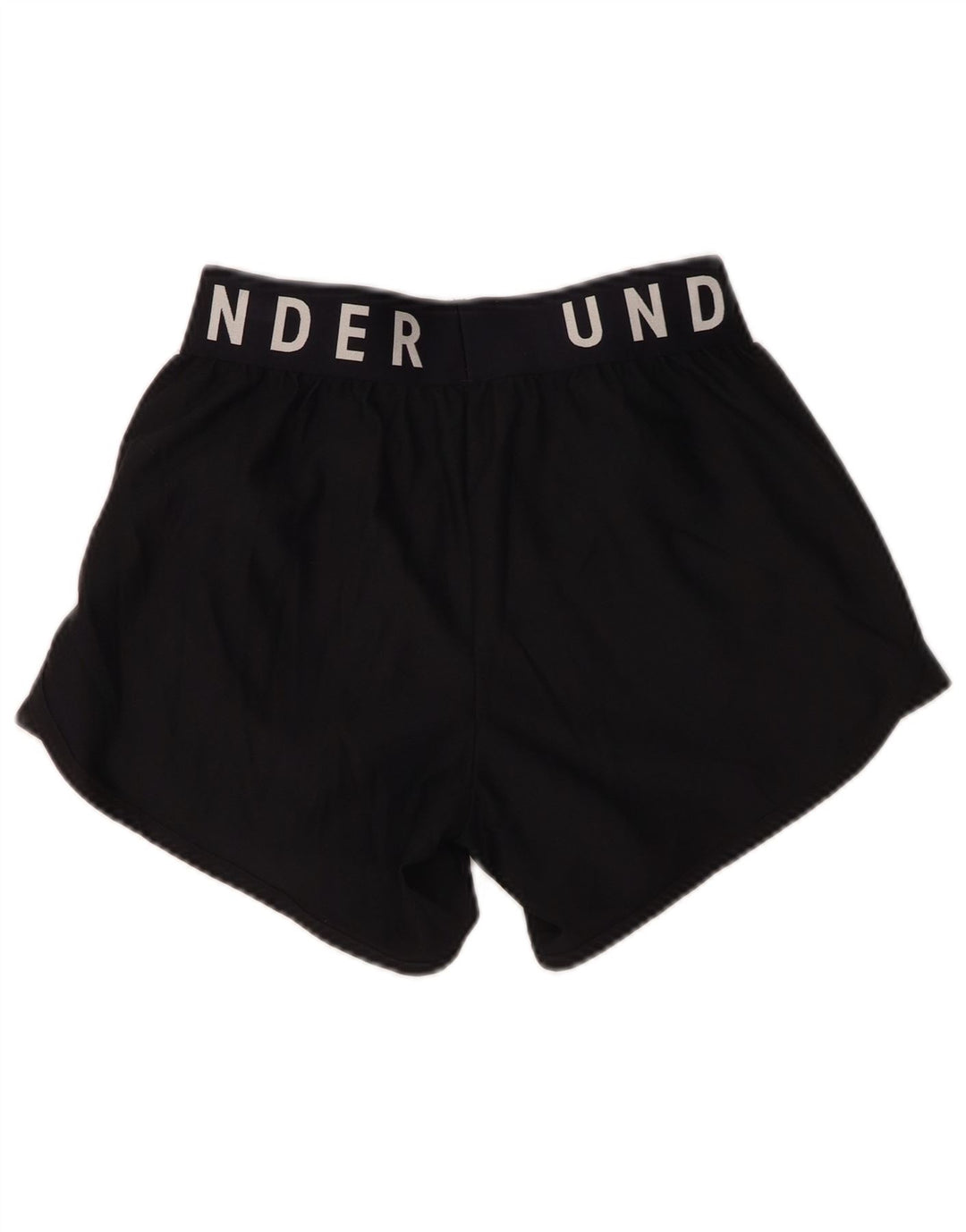 Damskie spodenki sportowe Under Armour Graphic UK 10, małe, czarne, poliestrowe