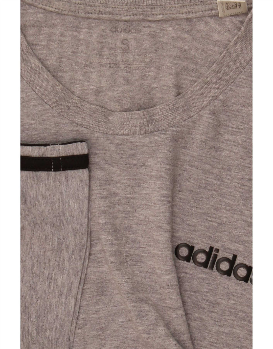 Adidas Męska koszulka Top w małe szare paski