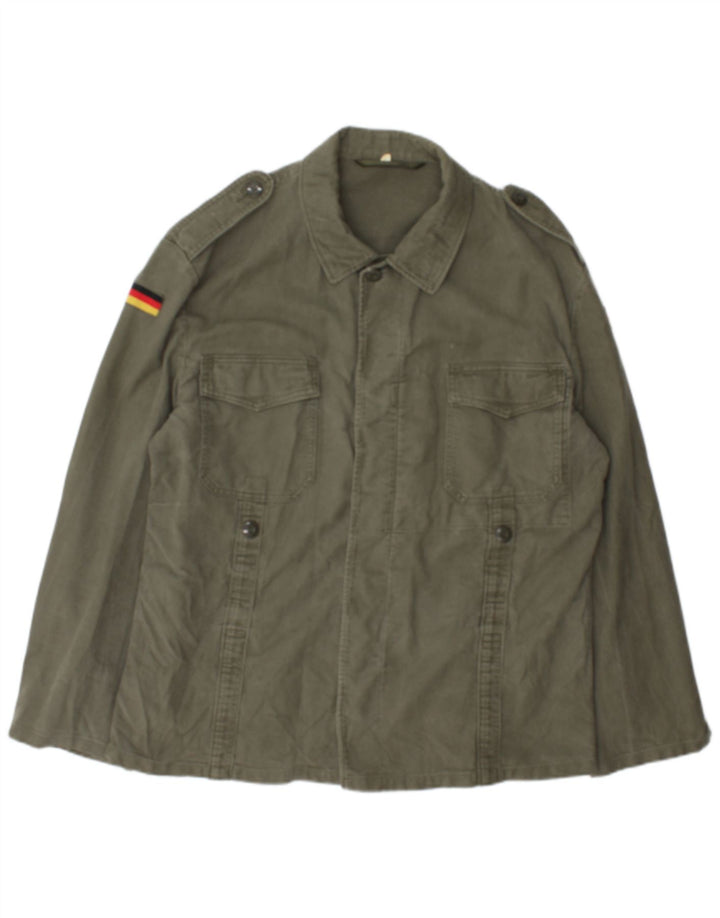 Męska kurtka wojskowa Vintage UK 40 Large Khaki