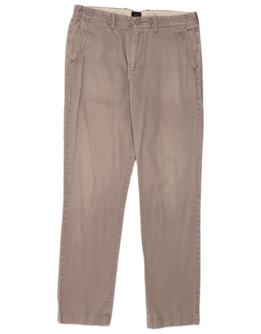 Spodnie męskie J. CREW Slim Chino W32 L32 Szara bawełna