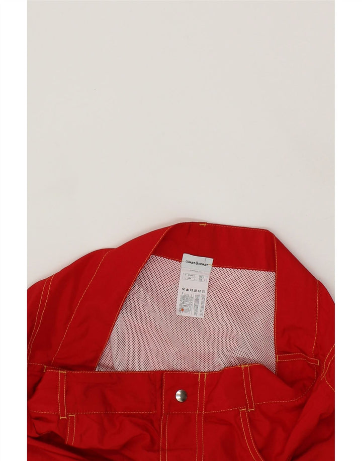 COAST Mens Casual Shorts Large W36  Red Polyester Vintage Coast and Second-Hand Coast from Messina Hembry 