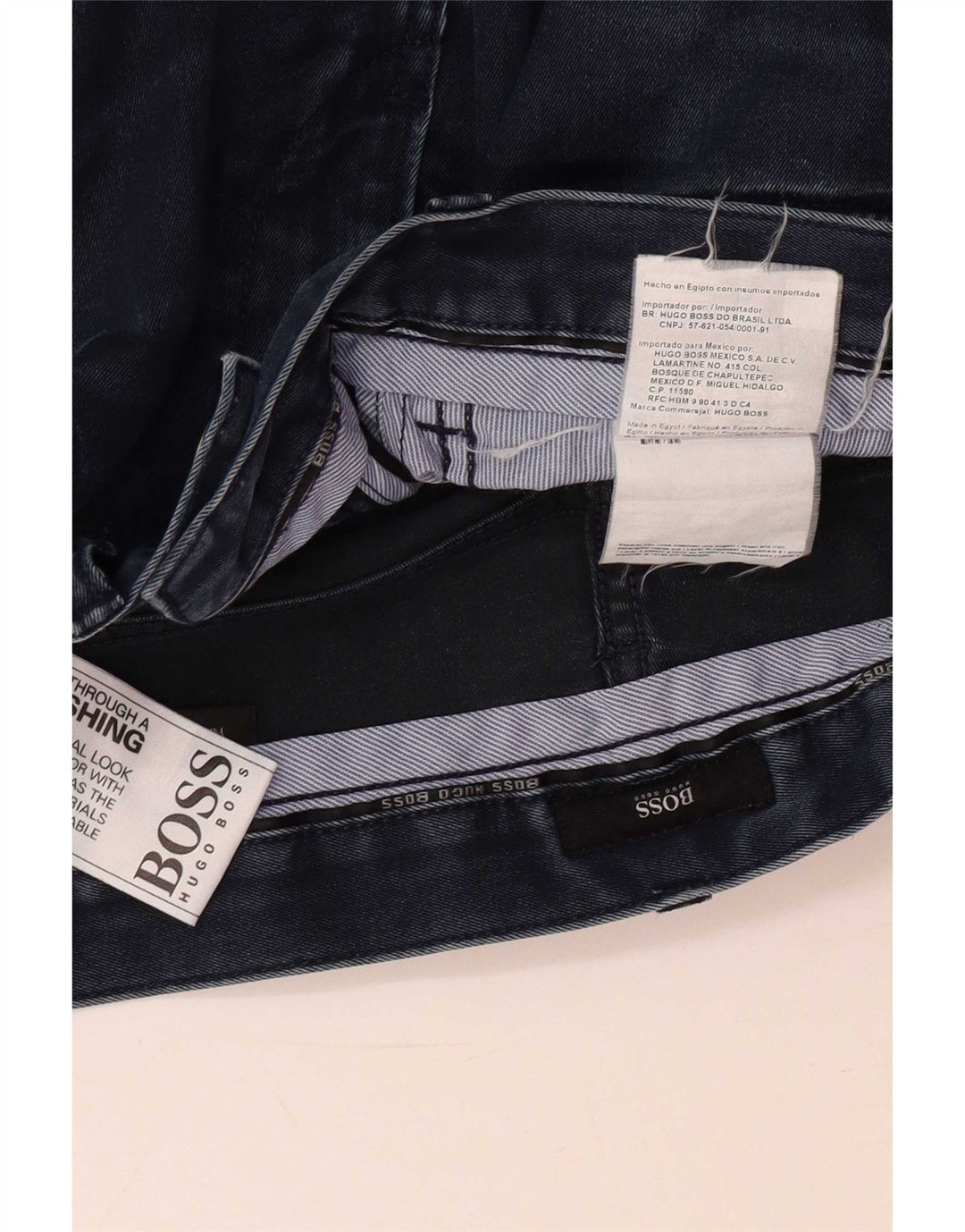 Męskie jeansy Slim Hugo Boss W30 L32 Niebieskie bawełniane