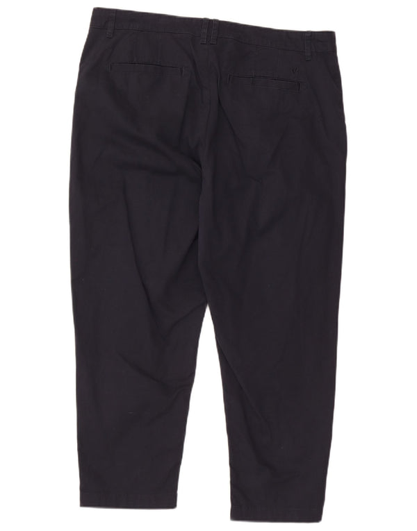 Spodnie damskie Fat Face UK 16 Large W36 L25 Granatowa bawełna