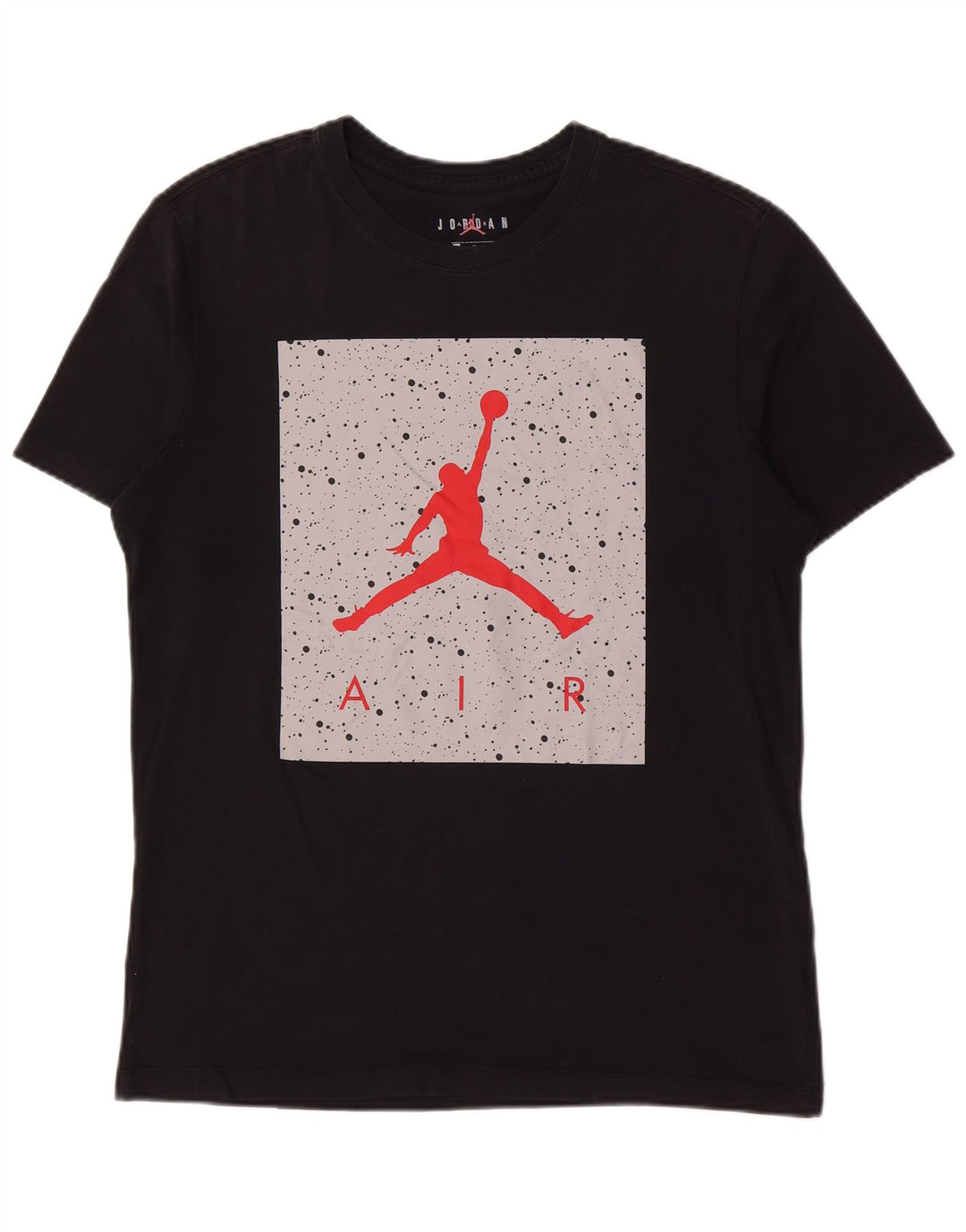Męski T-shirt z grafiką Jordan, średni czarny bawełniany