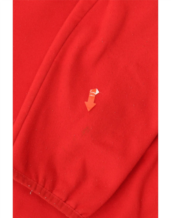 ADIDAS Mens Munster Rugby Tracksuit Top Jacket Small Red Polyester Vintage Adidas and Second-Hand Adidas from Messina Hembry 