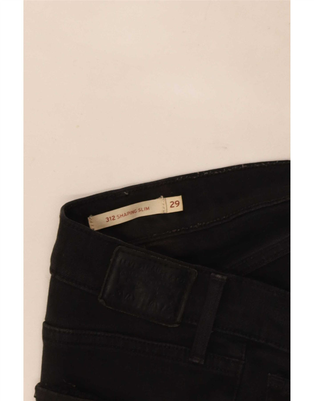 Damskie jeansy Levi's 312 Shaping W29 L31 Czarne