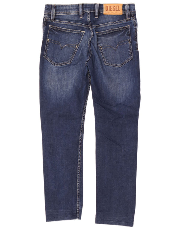 Diesel Boys Waykee-J-N Regularne proste dżinsy 13-14 lat W30 L27 Niebieski