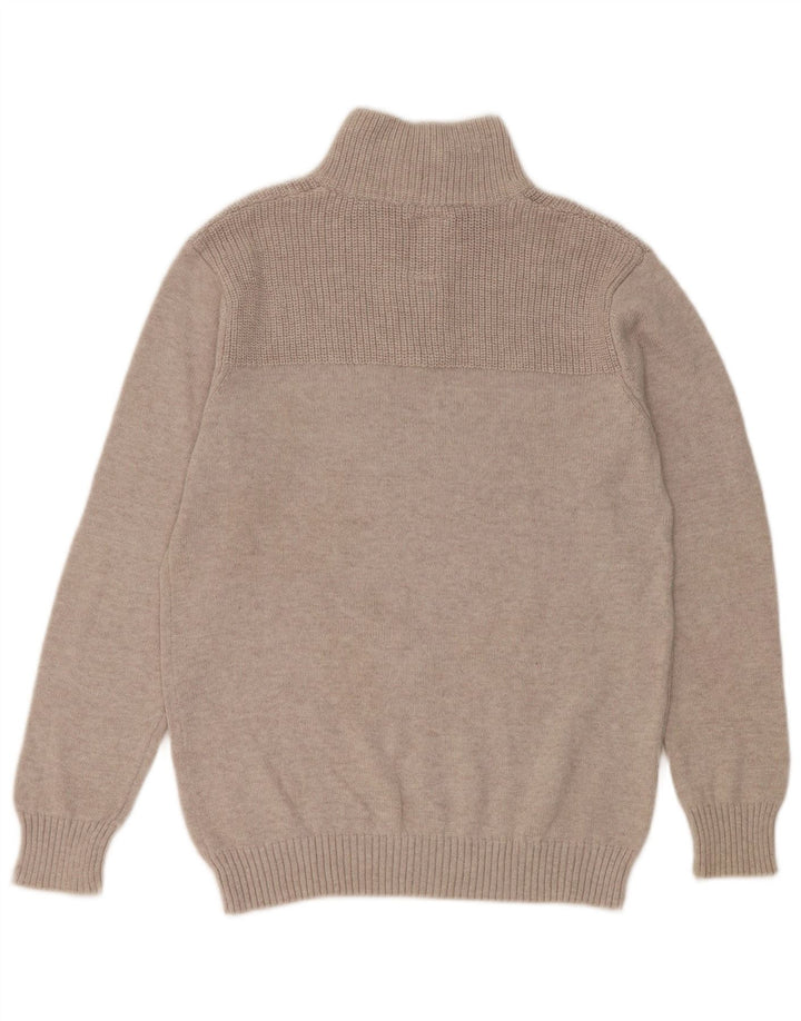Zara Chłopięcy sweter z zamkiem błyskawicznym 13-14 lat Beżowy