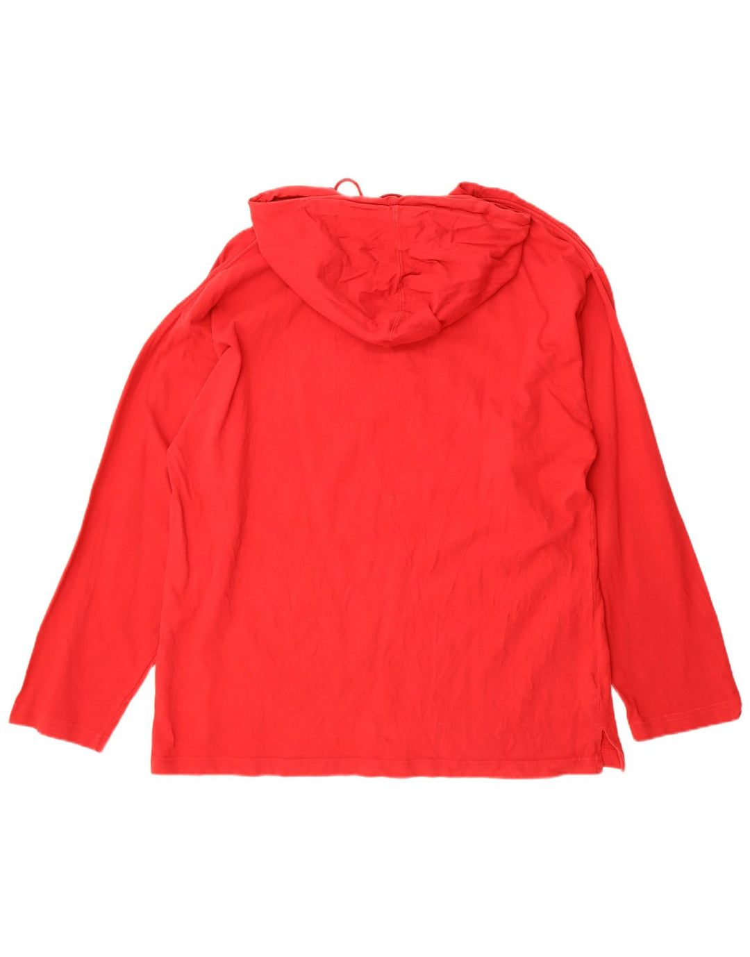 Męska koszulka z kapturem i grafiką Champion, z długim rękawem, XL, czerwona, bawełniana