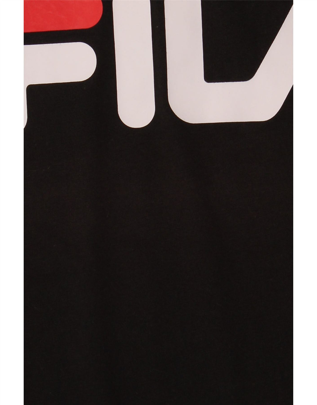 Męski T-shirt z grafiką Fila, mały, czarny, bawełniany