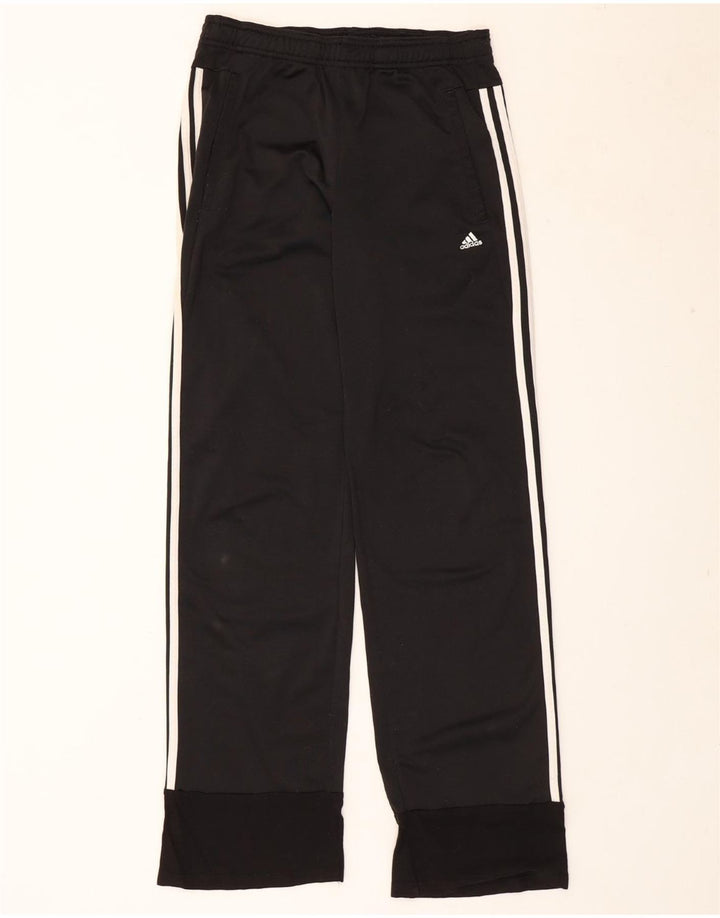 Damskie spodnie dresowe ADIDAS Joggers UK 10, małe, czarne, poliestrowe