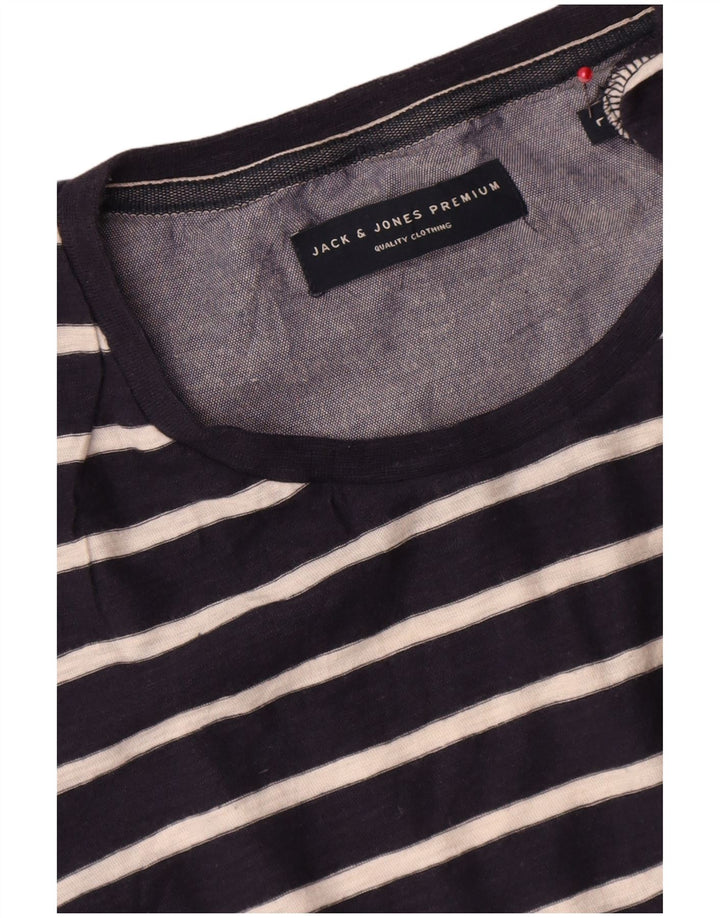 T-shirt męski Jack & Jones, duży, granatowy w paski