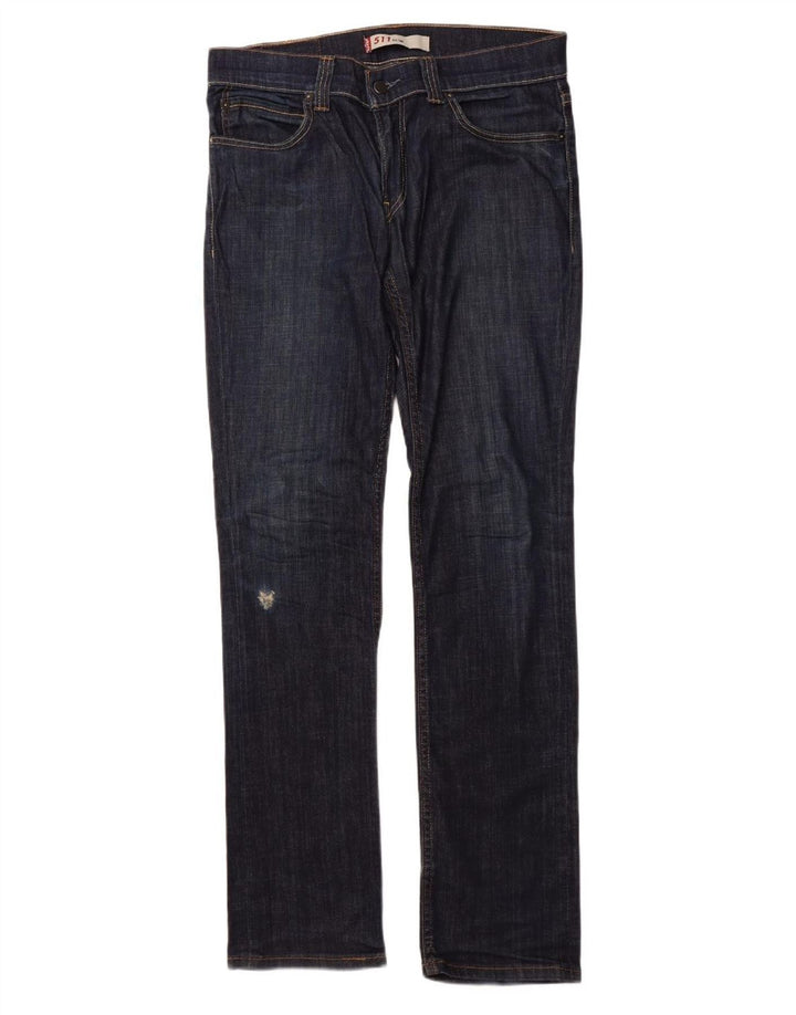LEVI'S Mens 511 Slim Jeans W34 L34 Navy Blue