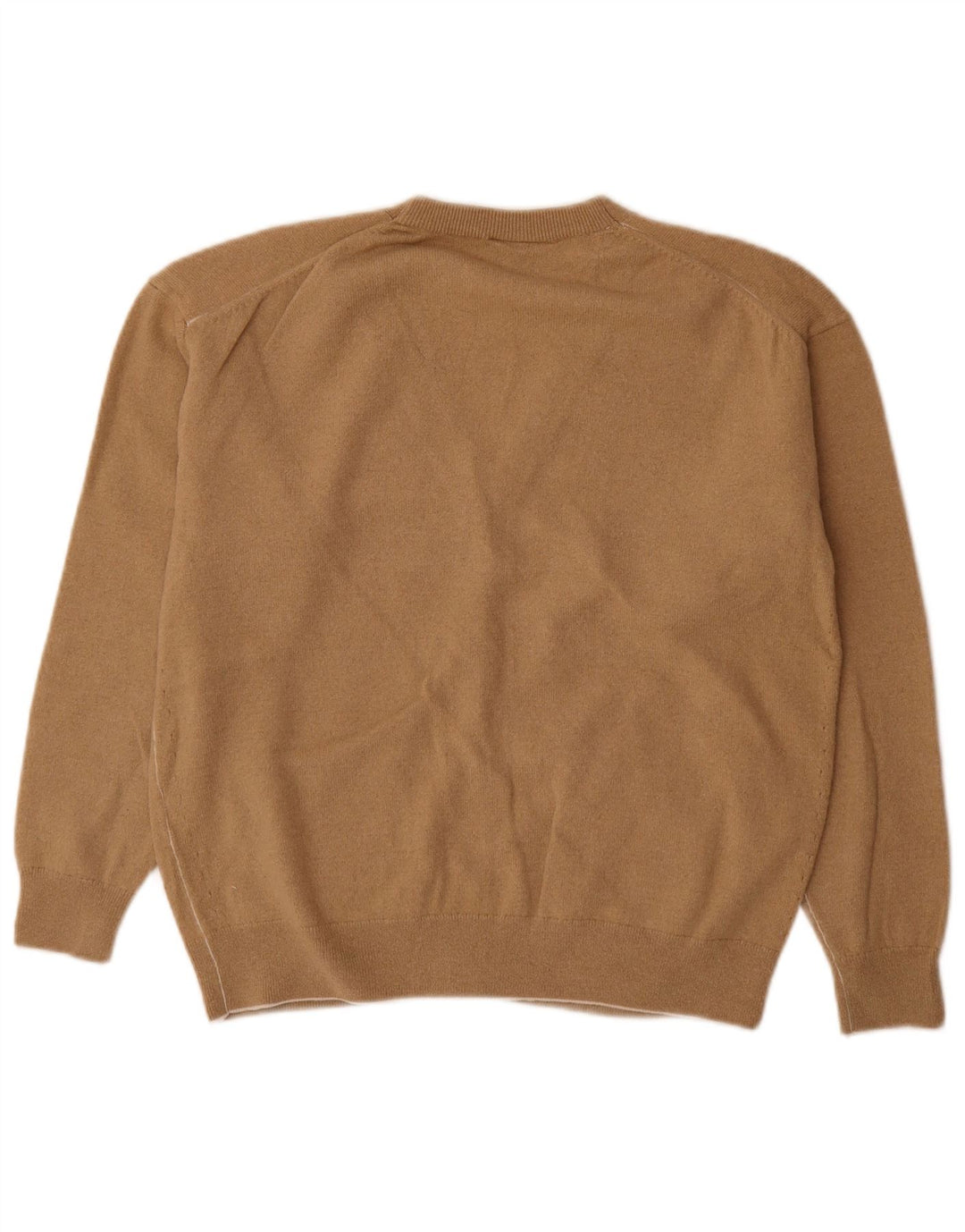 Lacoste Damski sweter rozpinany rozmiar 38 Średni beżowy wełniany