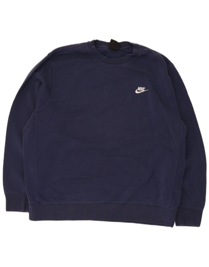 Bluza męska Nike XL, granatowa, bawełniana