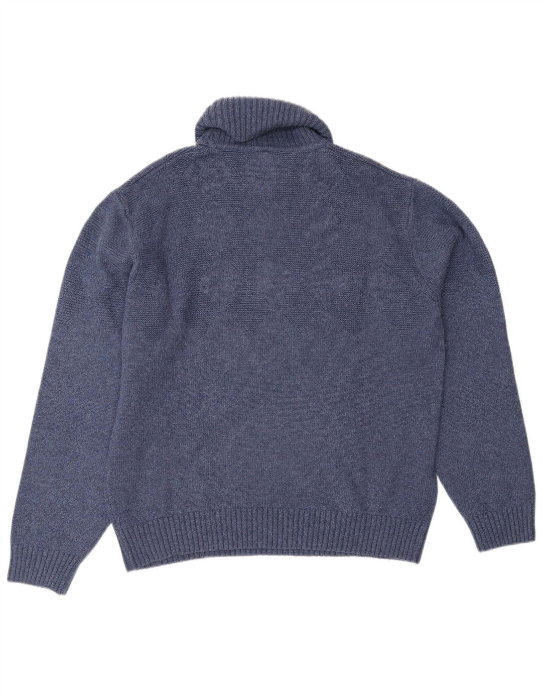 SIR RAPHAEL Damski sweter z golfem UK 20 2XL Granatowy, wełniany