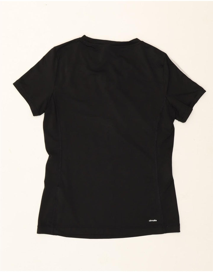 Damska koszulka Adidas Climalite Top UK 12/14 Średni czarny poliester